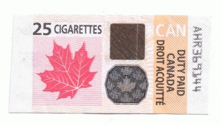 canadian tobacco tax Canada Tobacco Duty Tax Stamps