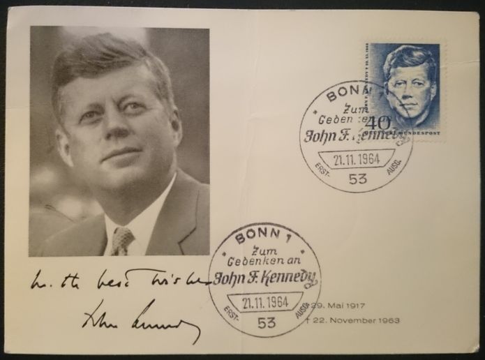 Is This John F Kennedy Signature Authentic? - Stamp Community Forum