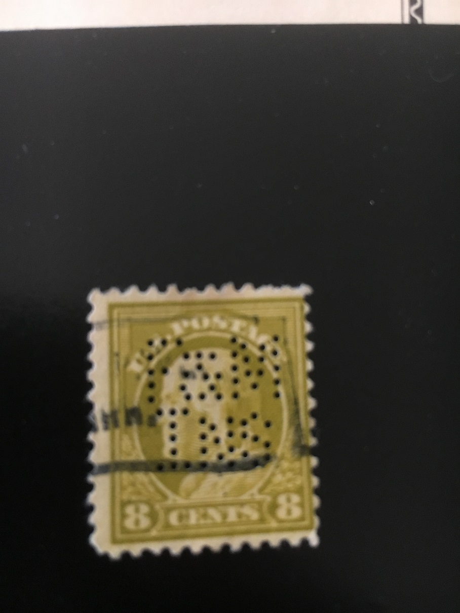 Perfins Question On US Stamp - Stamp Community Forum
