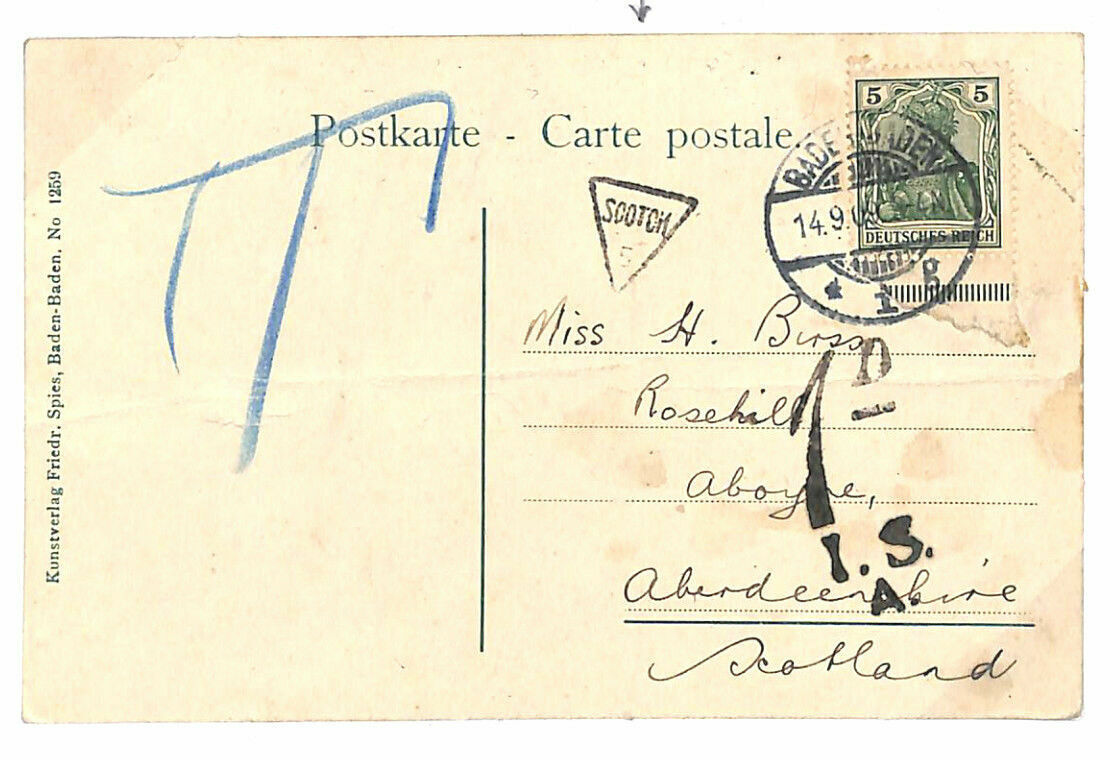 Help With Triangular Marking On Postcard. - Page 2 - Stamp Community Forum